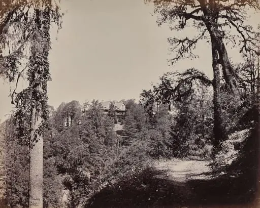 Shimla. Sir Hugh Rose's Bungalow at Mahasso, by Samuel Bourne