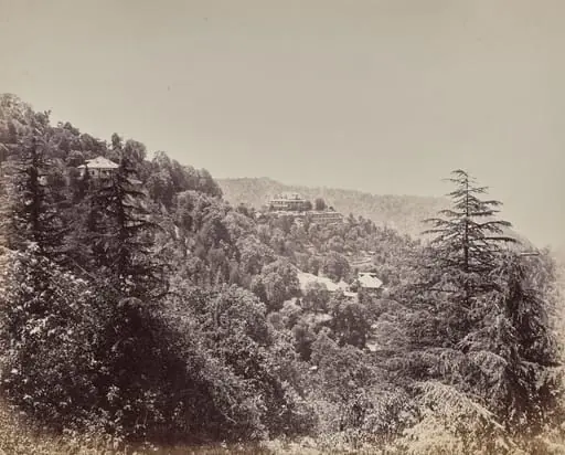 Shimla. The Yarrows and Neighboring Hills, by Samuel Bourne