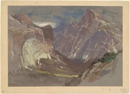Half Dome and Royal Arches, Yosemite, from Glacier Point, by Samuel Colman