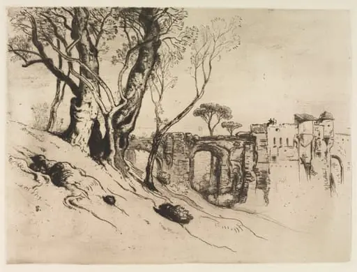 Olive Trees of the Riviera, by Samuel Colman