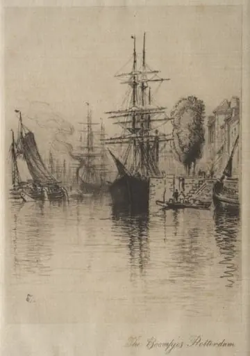 The Boompjes, Rotterdam, by Samuel Colman