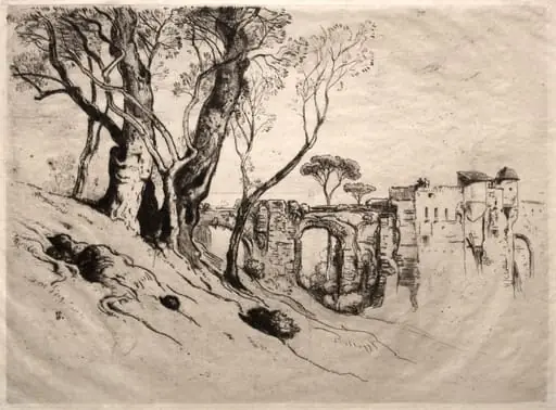 The Olive Trees of the Riviera, by Samuel Colman