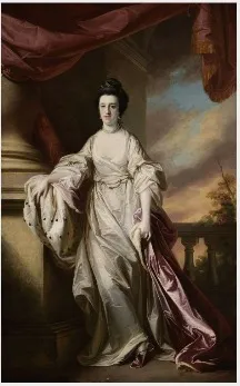Portrait of Anne Hamilton, Countess of Donegall (1731-1780), by Samuel Cotes, oil, 1766