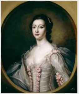 Portrait of Maria Gunning, Countess of Coventry (1733-1760), Wife of the 6th Earl, by Samuel Cotes
