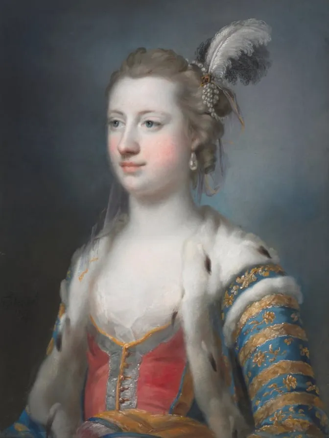 The Right Honorable Lady Mary Radcliffe (1732-98), Wife of Francis Eyre, Esq., by Samuel Cotes, 1755