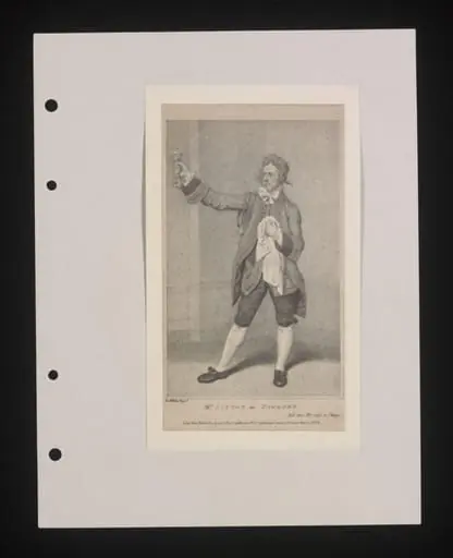 Mr Liston as Diggory, by Samuel De Wilde