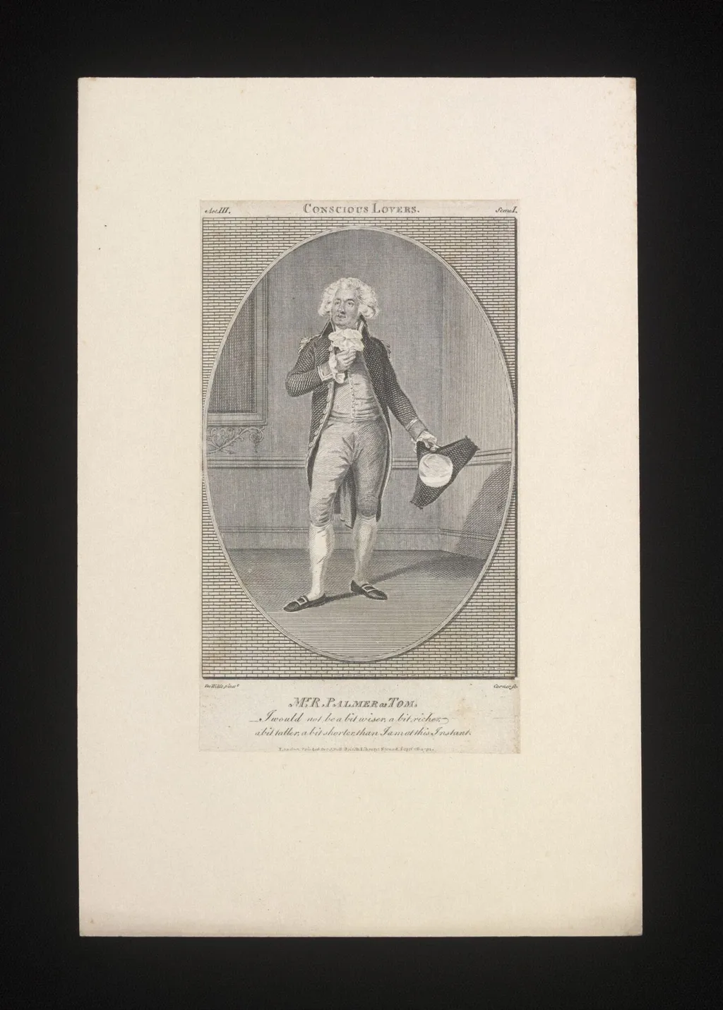 Mr Robert Palmer as Tom, by Samuel De Wilde, 28