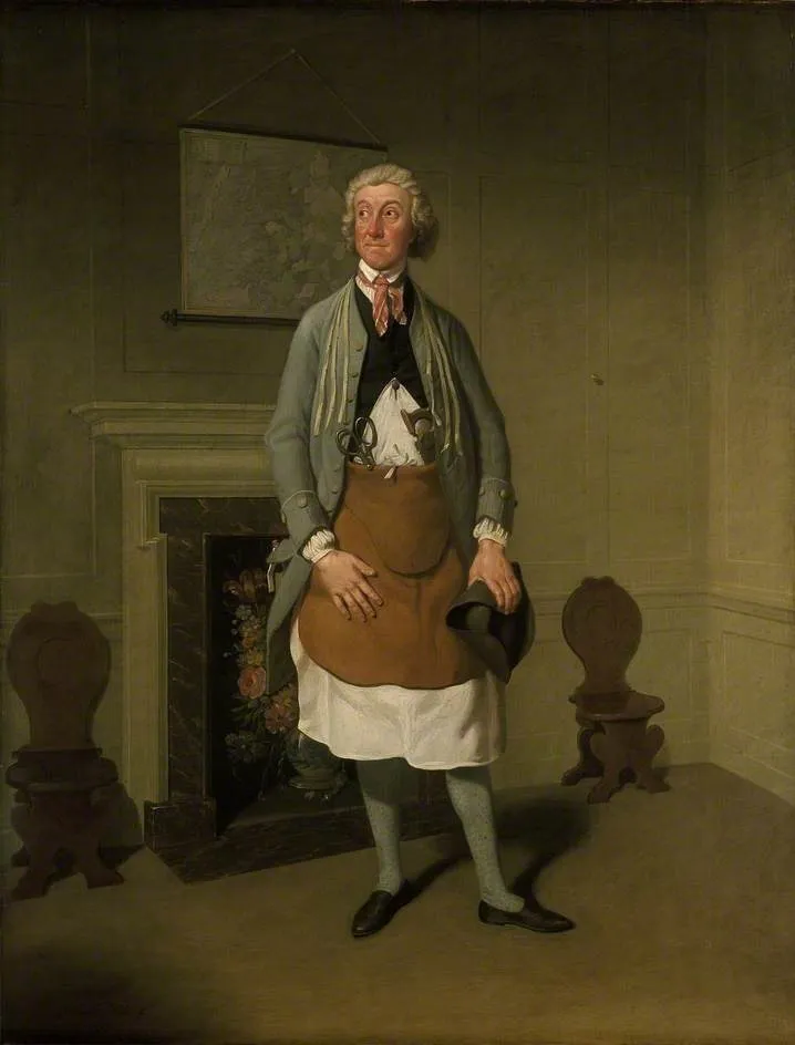 Mr Suett as Dicky Gossip in 'My Grandmother', by Samuel De Wilde, oil, 1799