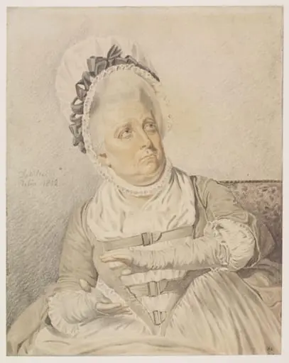 Mrs. Davenport as Dame Ashfield in Morton's 'Speed the Plough', by Samuel De Wilde