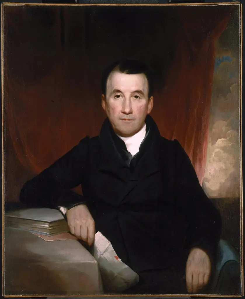 Jonas Platt, by Samuel F. B. Morse
