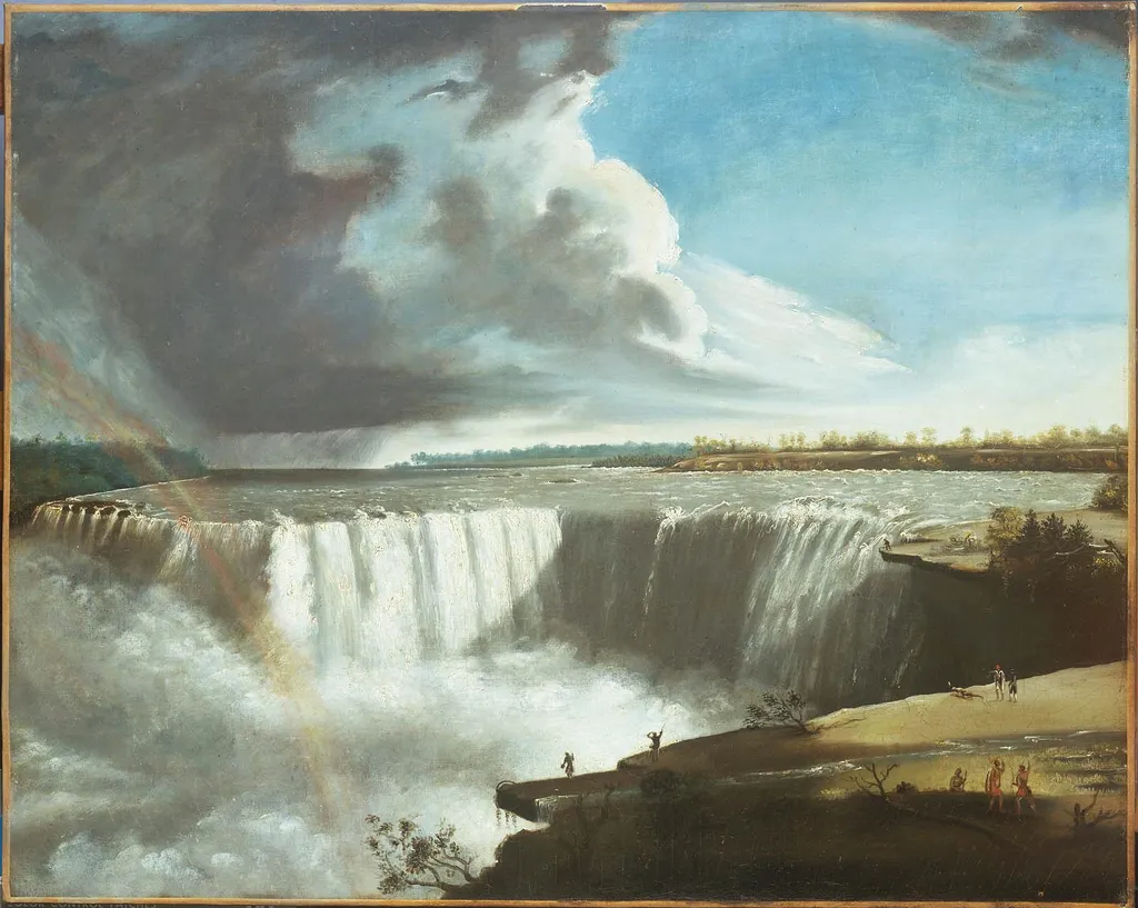 Niagara Falls from Table Rock, by Samuel F. B. Morse, oil