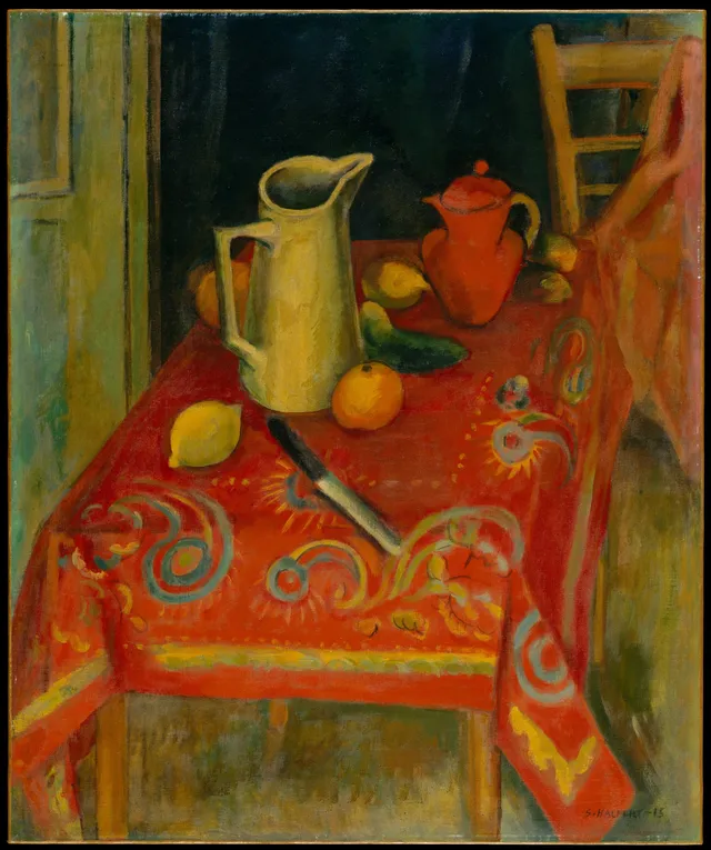The Red Tablecloth