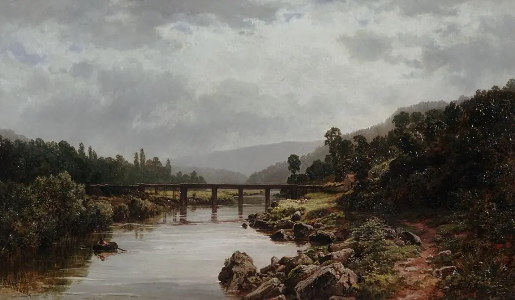 Wye at Kern Bridge, by Samuel Henry Baker