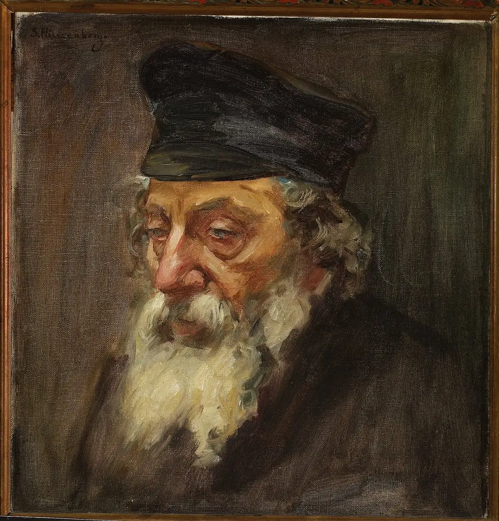 Head of a Jew, by Samuel Hirszenberg