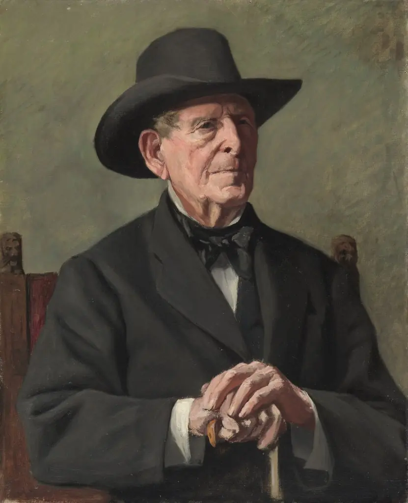 Portrait of an "Old Sea Captain", by Samuel Isham