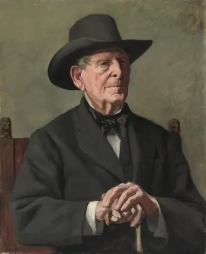 Portrait of an "Old Sea Captain", by Samuel Isham