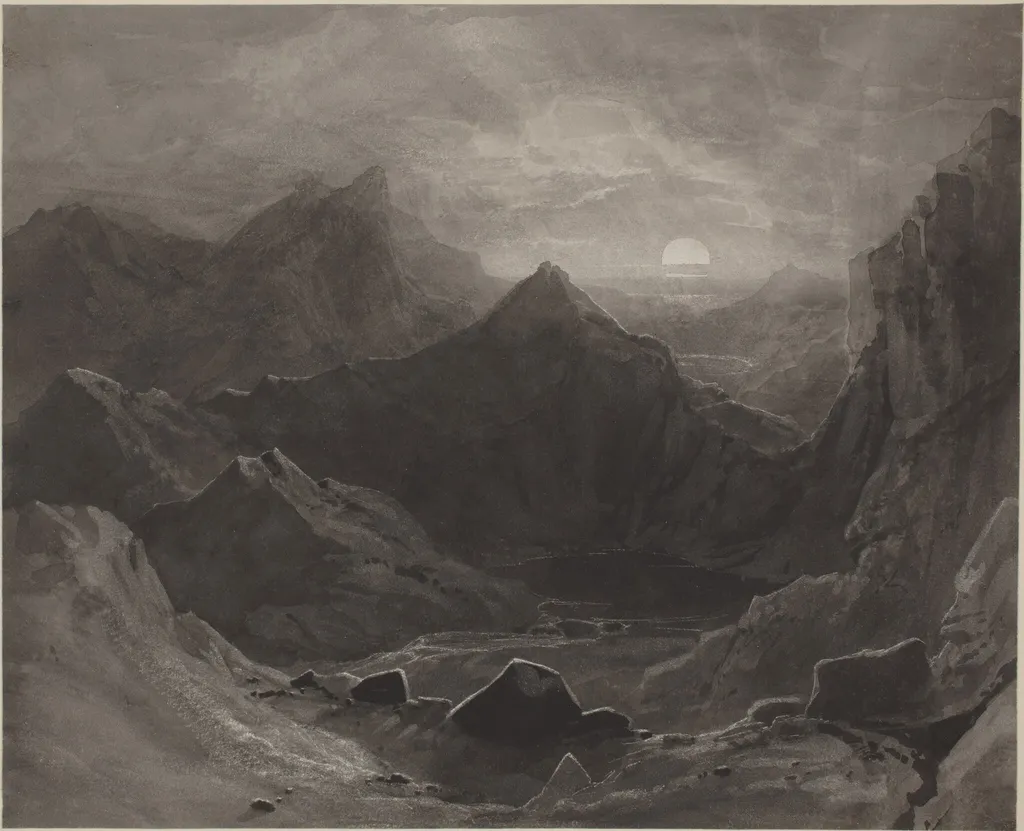 The Dawn of Creation, by Samuel Jackson, ink, 1834
