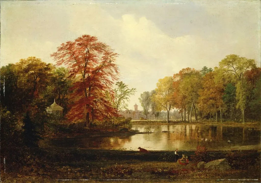 May's Pond, Roxbury, Massachusetts, by Samuel Lancaster Gerry
