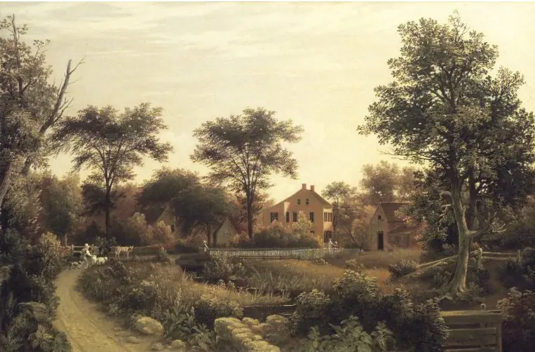 New England Homestead., by Samuel Lancaster Gerry