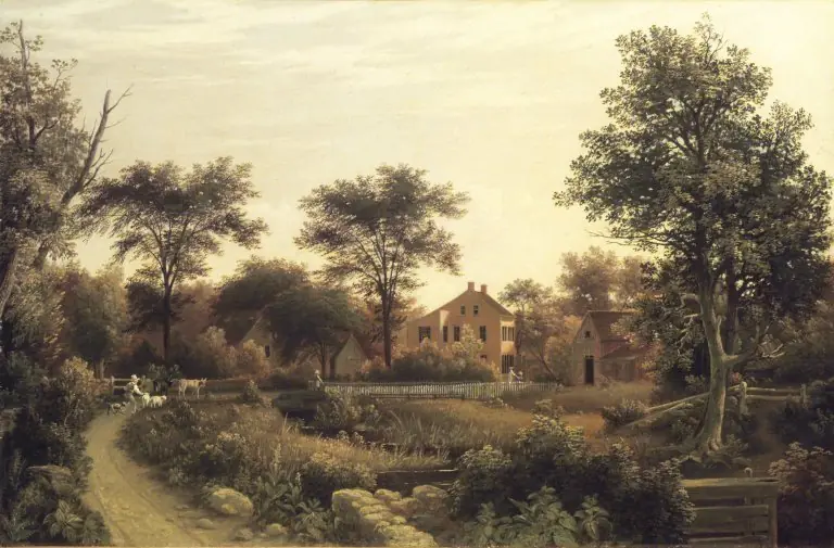 New England Homestead, by Samuel Lancaster Gerry