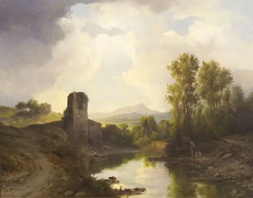 Landscape, by Sámuel Lányi