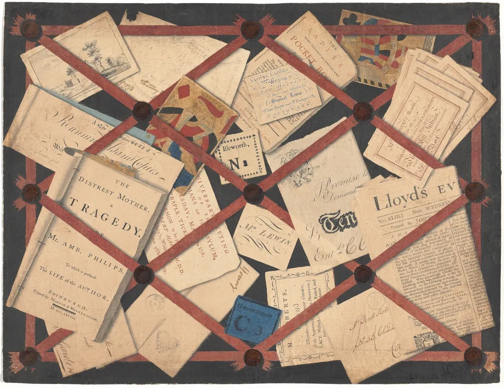 A Deception, by Samuel Lewis, ink, 1780