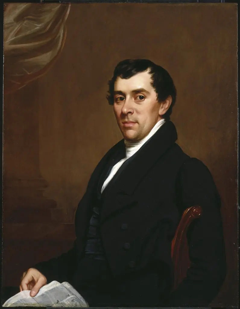 David Leavitt, by Samuel Lovett Waldo