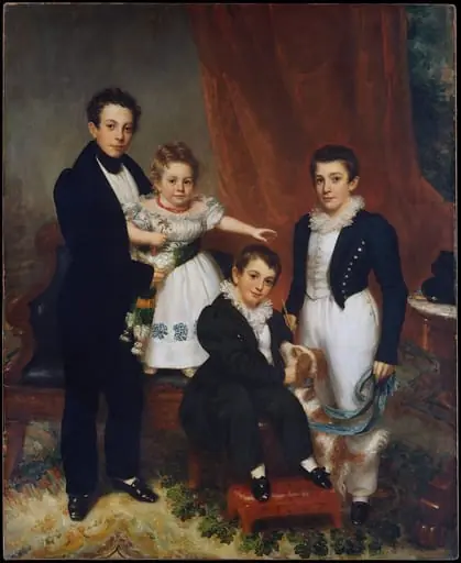The Knapp Children, by Samuel Lovett Waldo, 1834