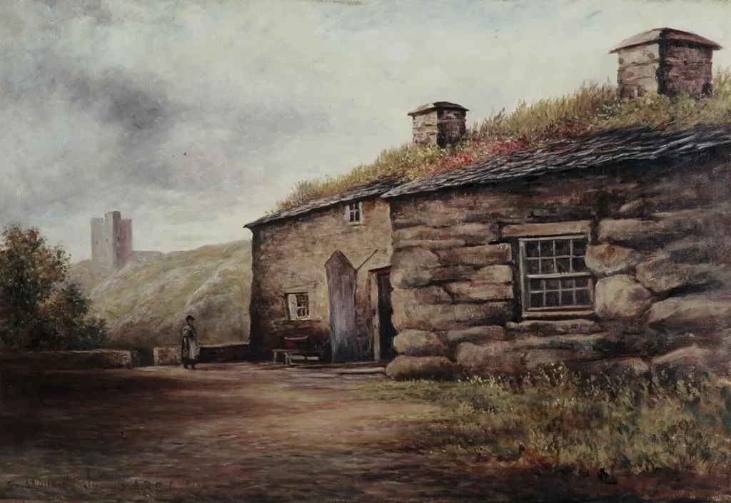Tan y Castell, Dolwyddelan, by Samuel Maurice Jones, oil, 1890