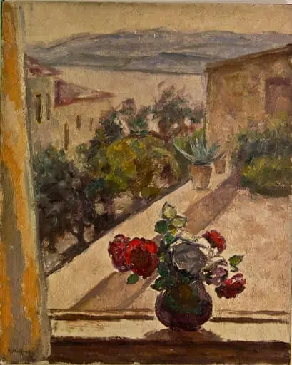 Pe fereastră la Balcic, by Samuel Mützner