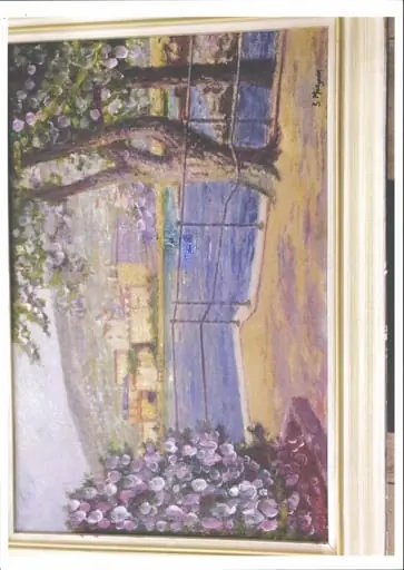 Peisaj cu cheul unui fluviu, primăvara, by Samuel Mützner