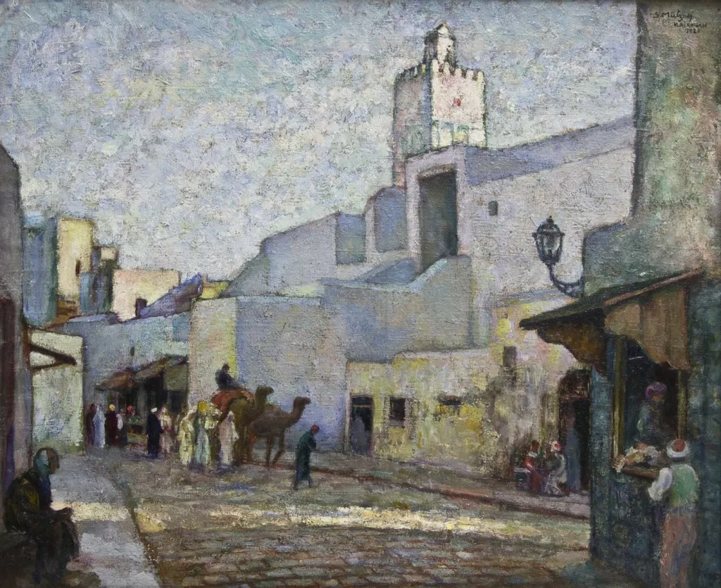 Peisaj din Kairouan, by Samuel Mützner, 1921