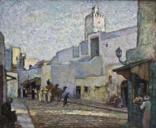 Peisaj din Kairouan, by Samuel Mützner