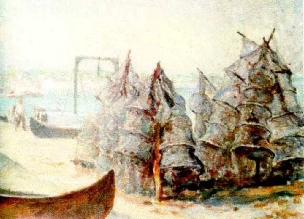 Plase la uscat, by Samuel Mützner, unspecified, 1931
