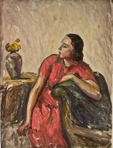 Portret de femeie, by Samuel Mützner