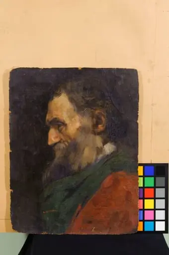 Profil de bărbat, by Samuel Mützner