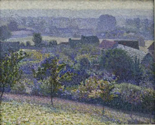 Vedere din Giverny (dimineața), by Samuel Mützner