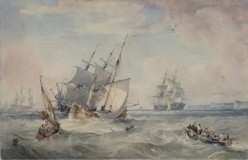 Dutch Vessels and Boats, by Samuel Owen