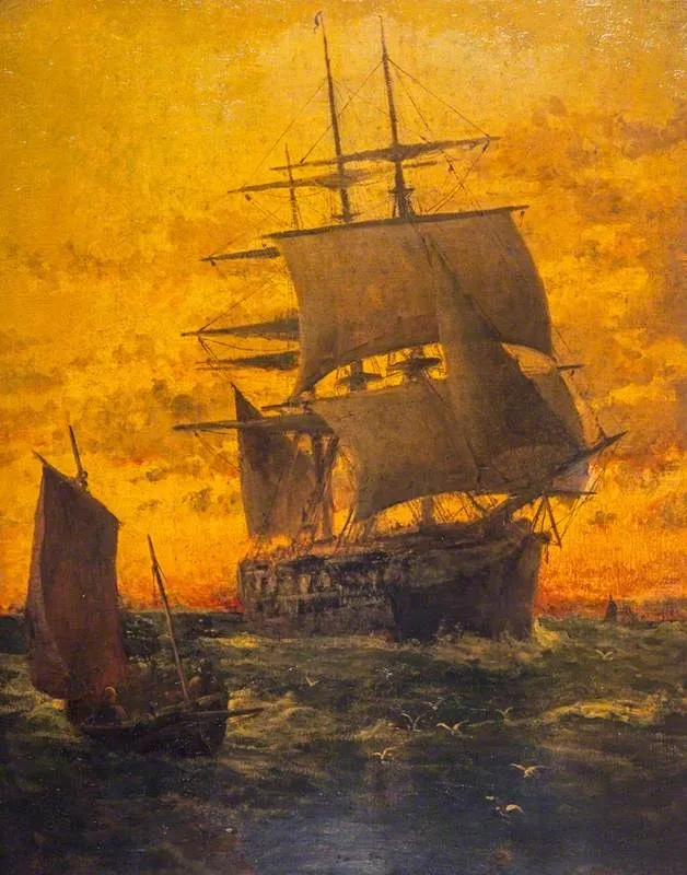 Homeward Bound, by Samuel Owen, oil, 1825