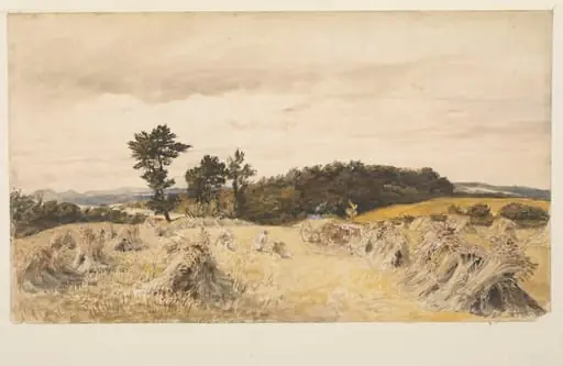 A Harvest Field, by Samuel Palmer