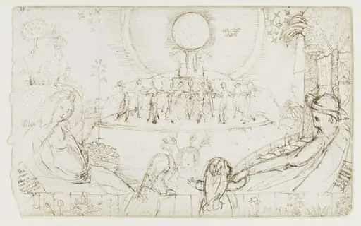Harvest Celebration, by Samuel Palmer
