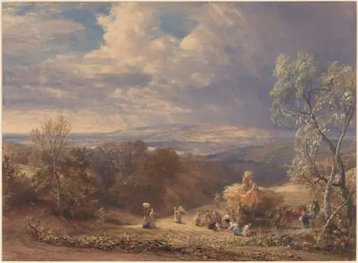 Harvesting, by Samuel Palmer