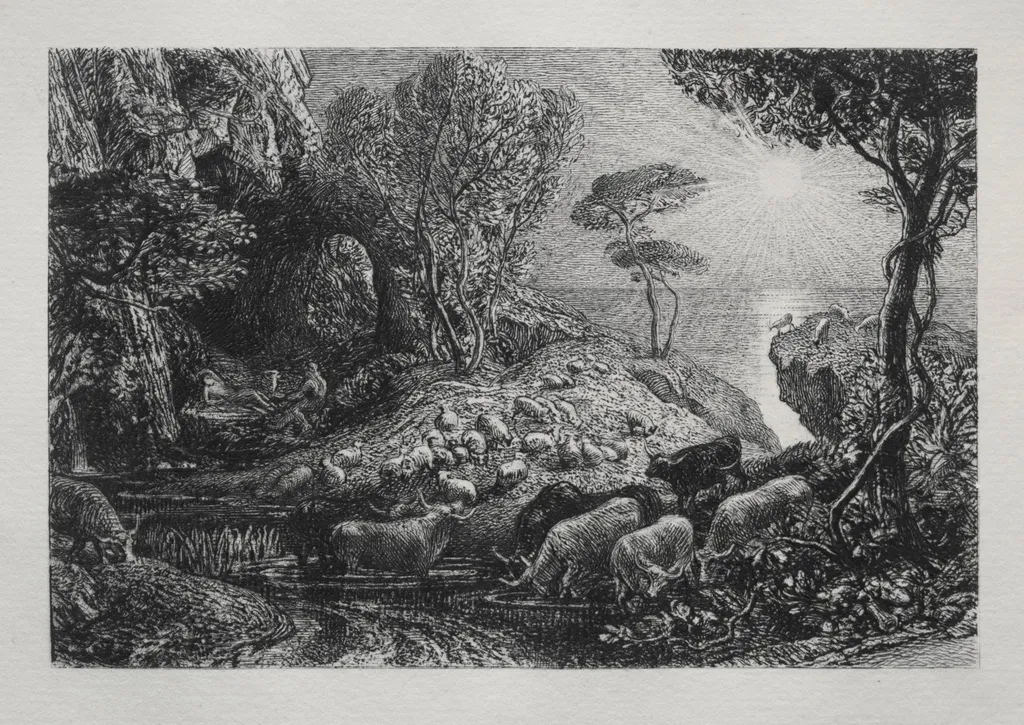 Moeris and Galatea, by Samuel Palmer