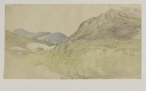 Near the Travellers Rest Inn, Dolgelly, by Samuel Palmer