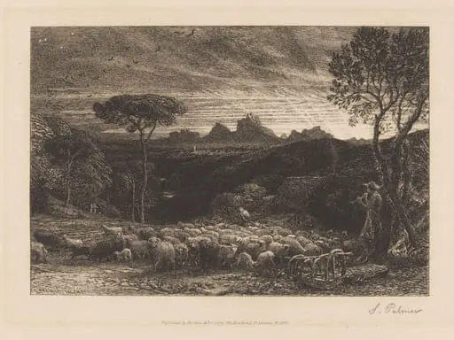 Opening The Fold, by Samuel Palmer