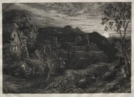 The Bellman, by Samuel Palmer