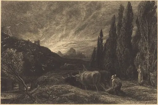 The Early Ploughman, by Samuel Palmer