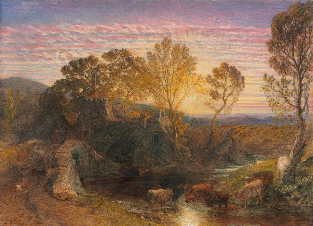 The Golden Hour, by Samuel Palmer, 1865