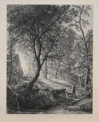 The Herdsman's Cottage, by Samuel Palmer