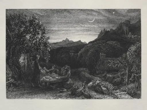 The Homeward Star, by Samuel Palmer